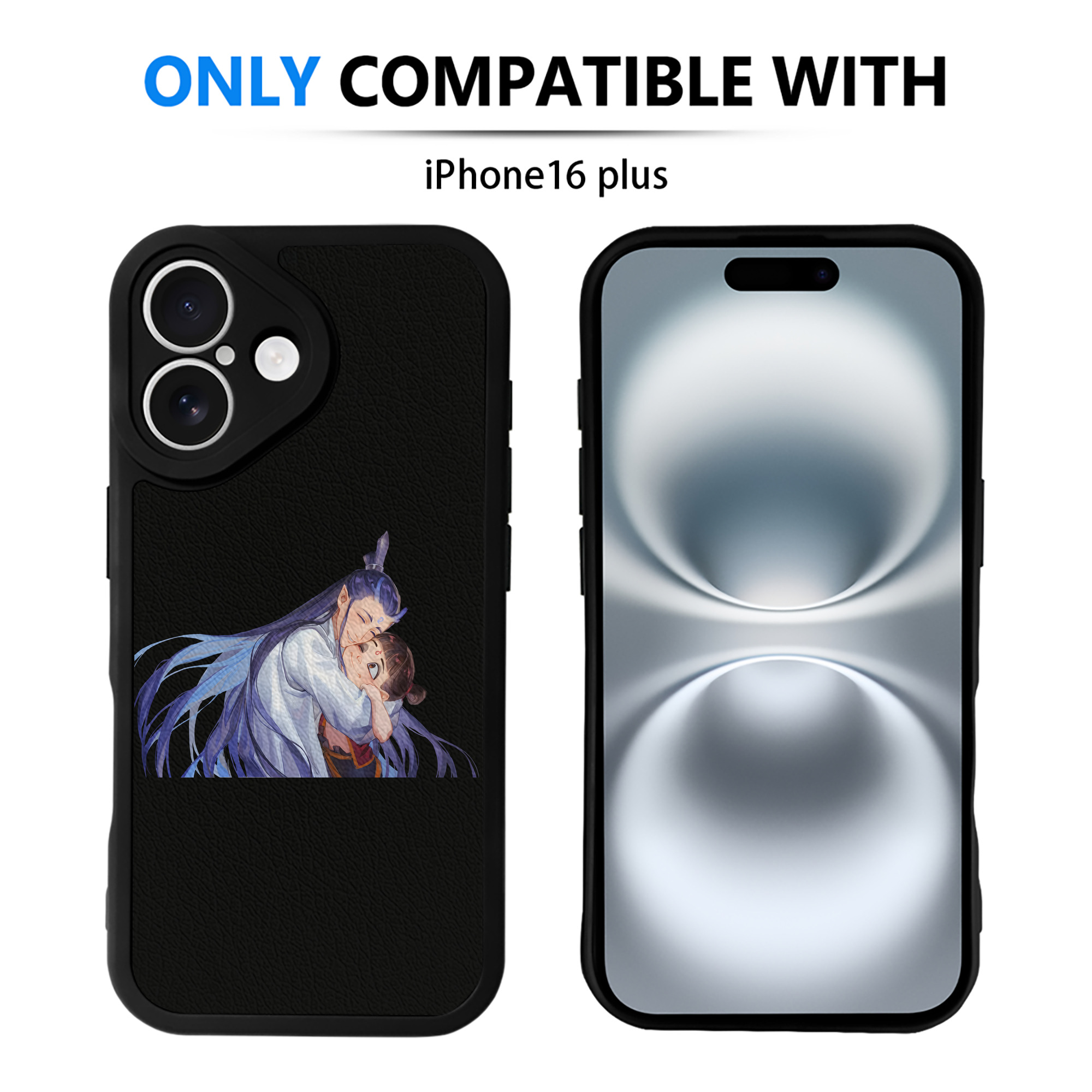 （画像用） Ne Zha 2 ナタ 魔童の大暴れ 【iPhone 16シリーズ対応】シリコンスマホケース（レザー調） 材質：シリコン